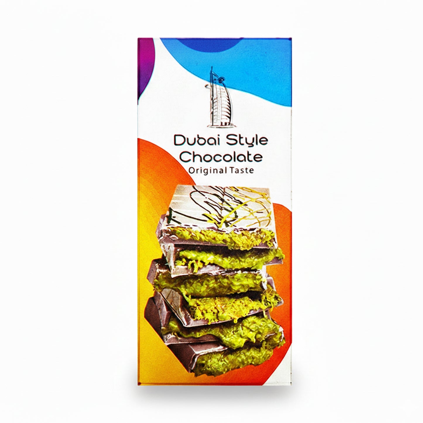 Premium Dubai Style Schokolade Weiß 100g