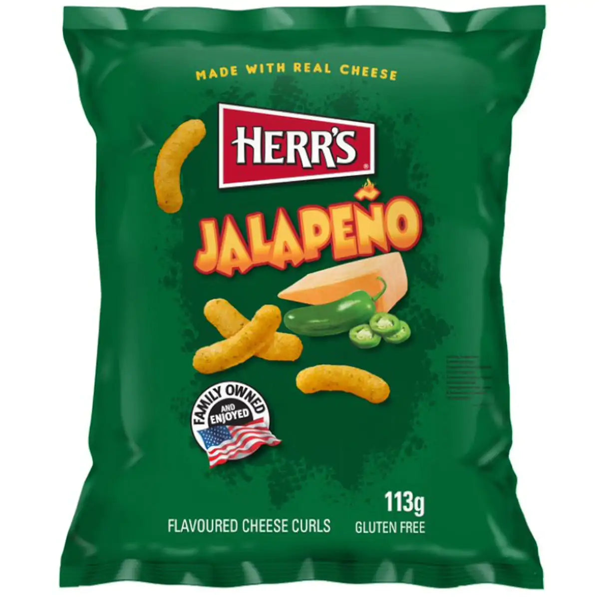 Herr's Jalapeno Baked Cheese Curls