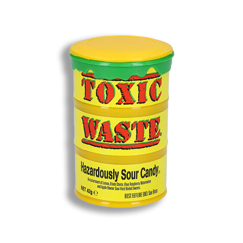 Toxic Waste Yellow Sour Candy 42g