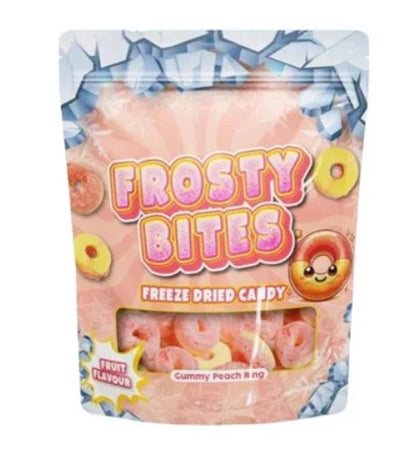 Frosty Bites Peach Rings 50g Gefriergetrocknet