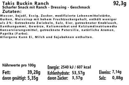 Takis Ranch 92,3g MHD 12.12