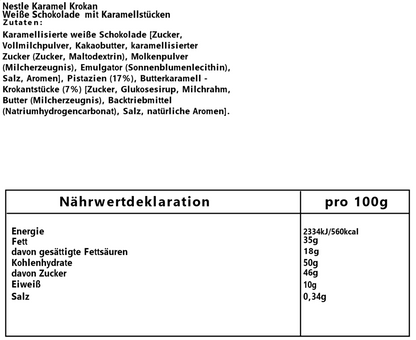 Nestle Damak Karamel Krokan 60g