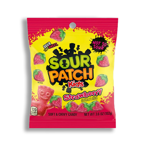 Sour Patch Kids Strawberry 102g MHD 28.04.2024