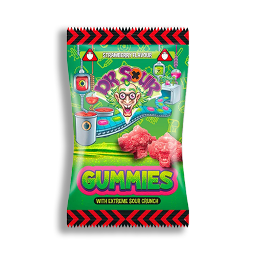 Dr. Sour Gummies Strawberry 200g