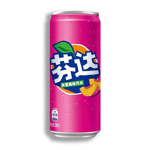 Fanta White Peach China 330ml MHD 01.09.2025