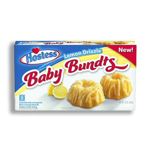 Hostess Baby Bundts Lemon Drizzle 8er Pack 284g