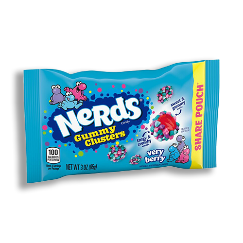 Nerds Gummy Clusters Very Berry 85g