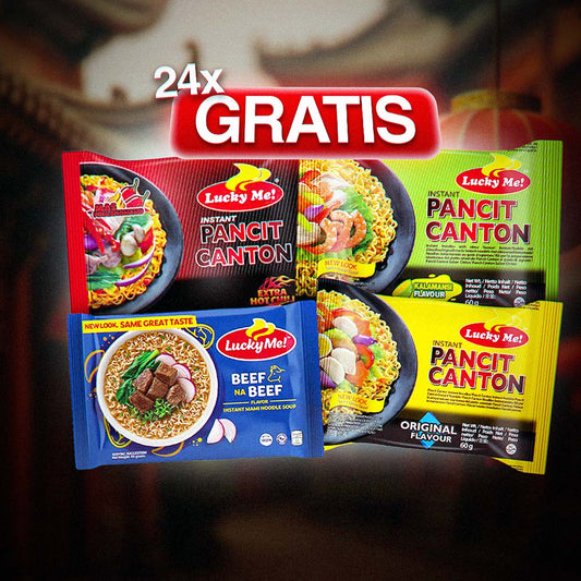Gratis 24er Pack Instant Nudeln MHD 05.06.2025