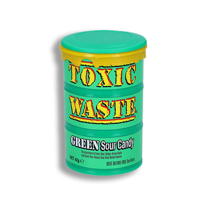 Toxic Waste Green Sour Candy 42g