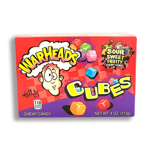 Warheads Chewy Sour Cubes 113g